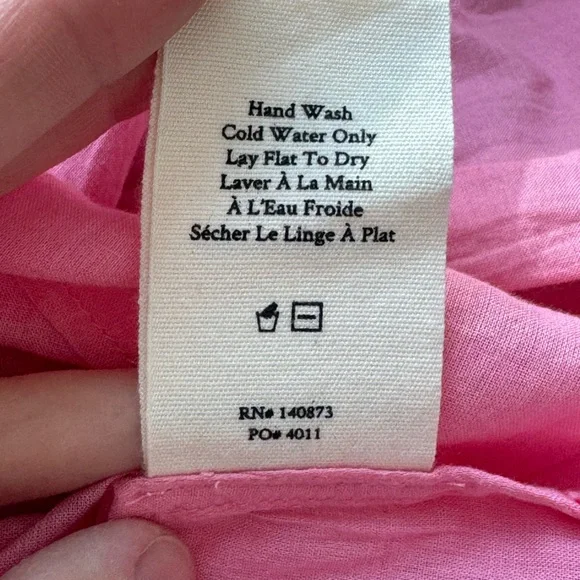 Loveshackfancy Pink Mini Dress. Size P. NEW - Picture 11 of 15